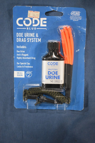 Code blue doe urine drag - -, &